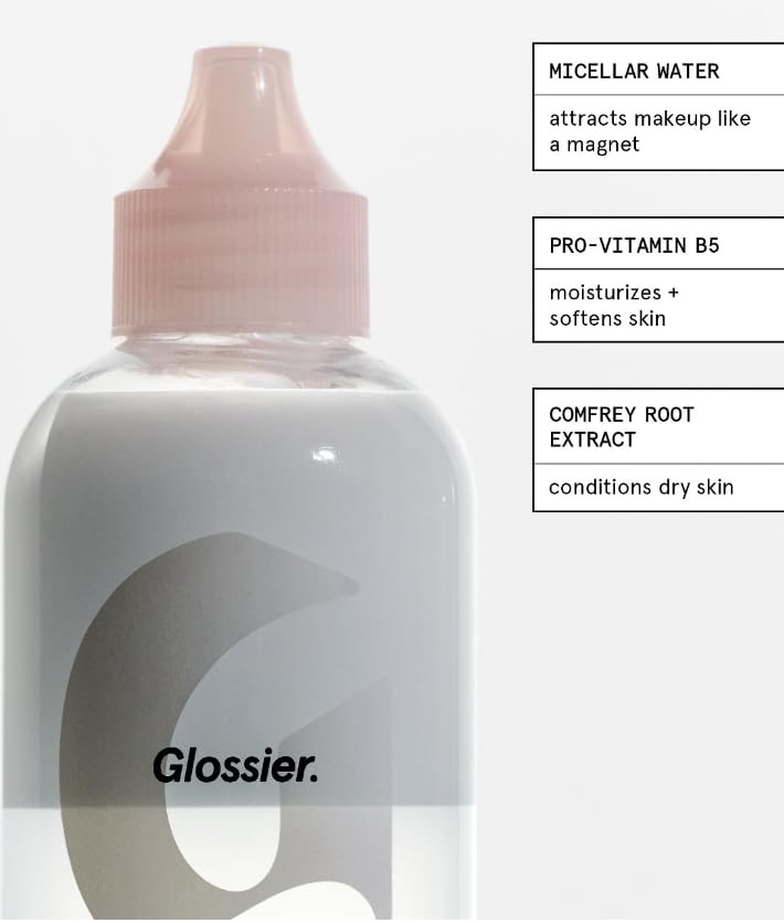 Glossier Desmaquillante impermeable de doble fase con aceite lechoso