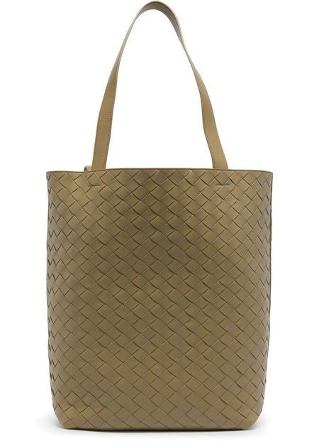 BOTTEGA VENETA ラージ クラシック イントレチャート トートバッグ - Image 3