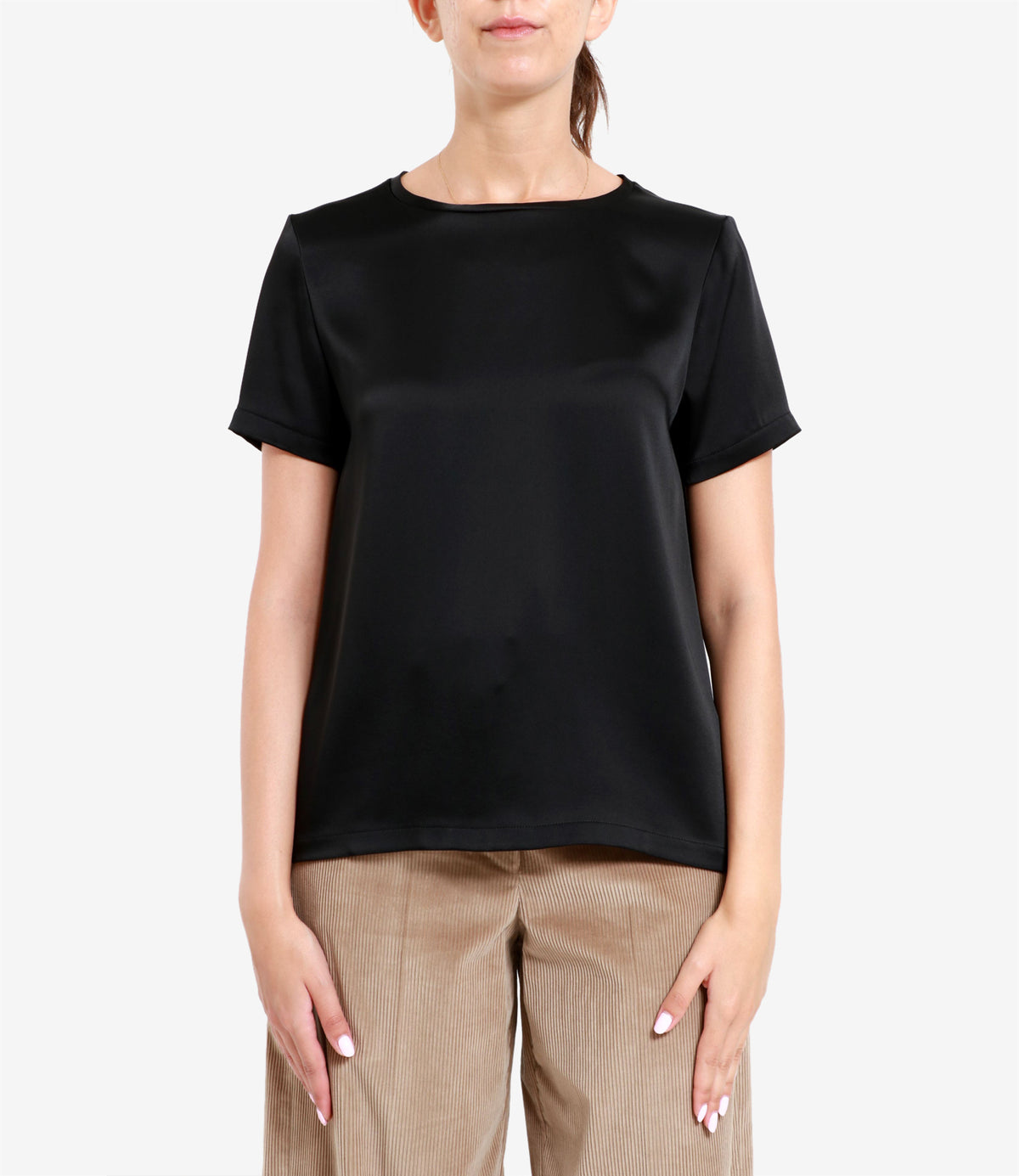 Max S マックスマラTシャツとポロスブラック - Image 3