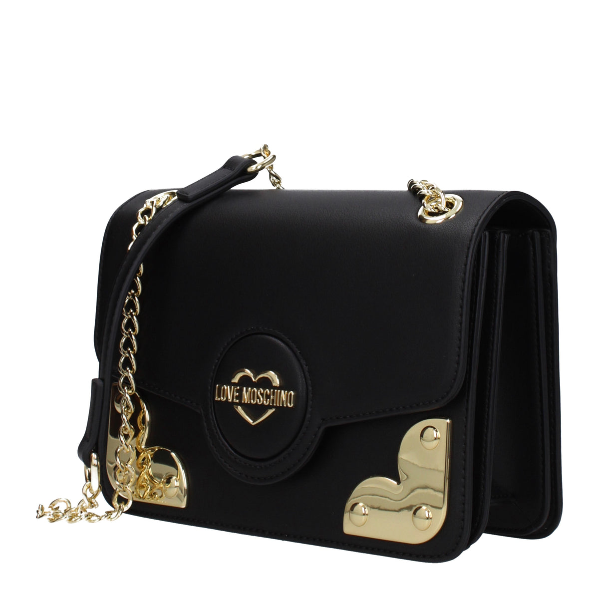 Moschino モスキーノのショルダーバッグが大好きな女性ポリウレタンブラック - Image 3