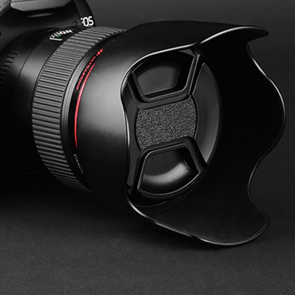2.3 inch (58 mm) Lens Cap, Set of 3, 2.3 inches (58 mm) with Shedding Prevention Hook, Lens Protective Cap, One Touch Type (2.3 inches (58 mm)