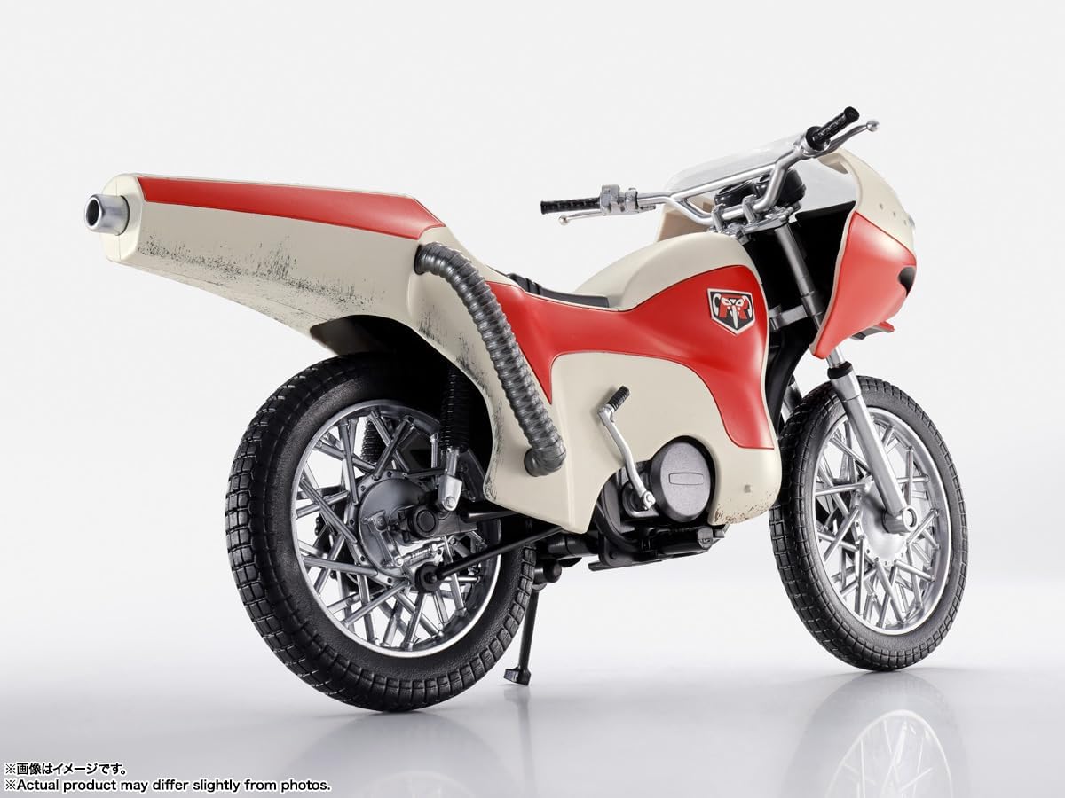 TAMASHII NATIONS S.H. Figuarts New Cyclone (Kamen Rider) Glorious Showa Rider Edition, Approx. 7.5 inches (190 mm), ABS & PVC Pre-painted Action Figure