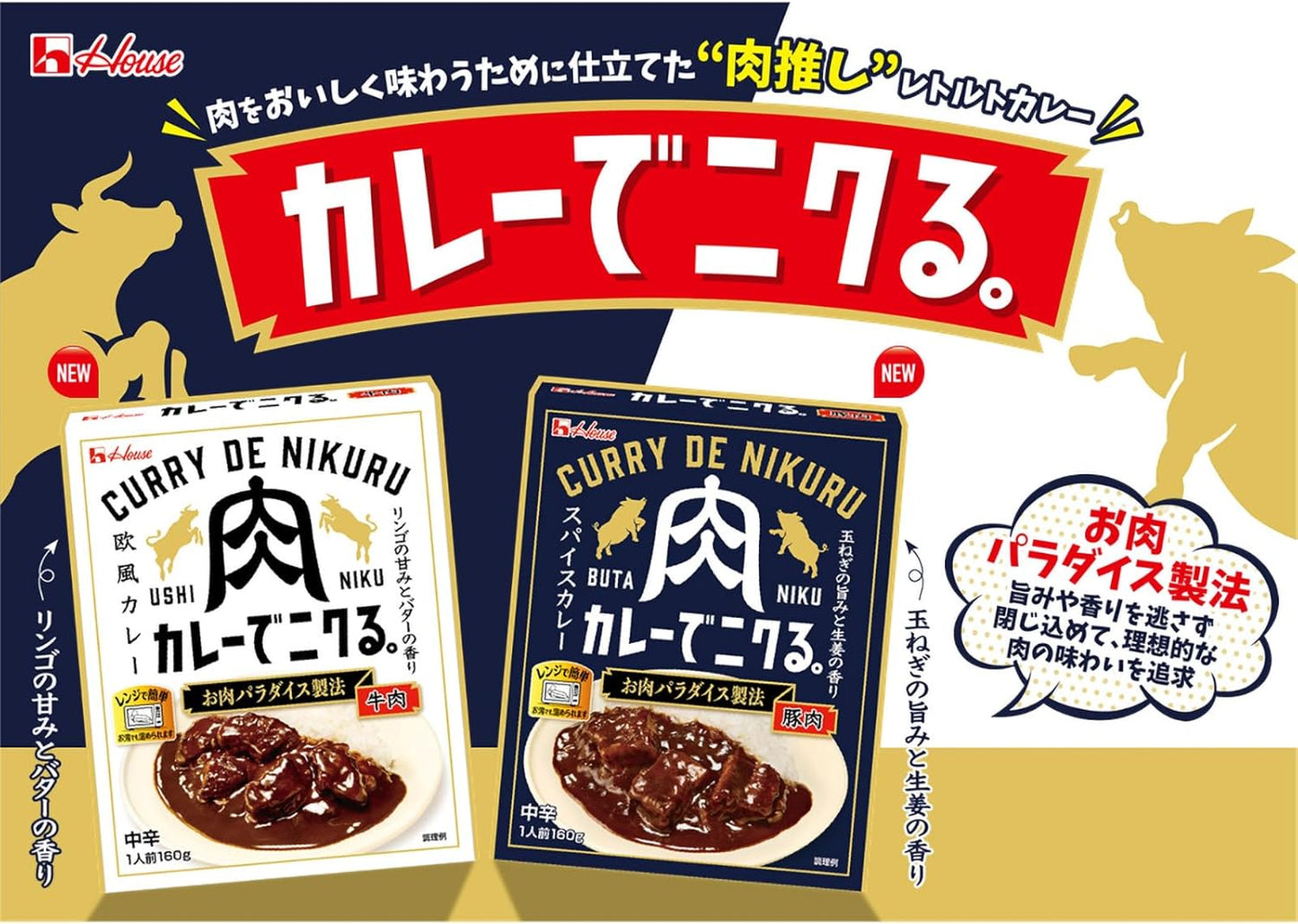 House Foods Curry Beef 5.6 oz (160 g) x 5 Packs