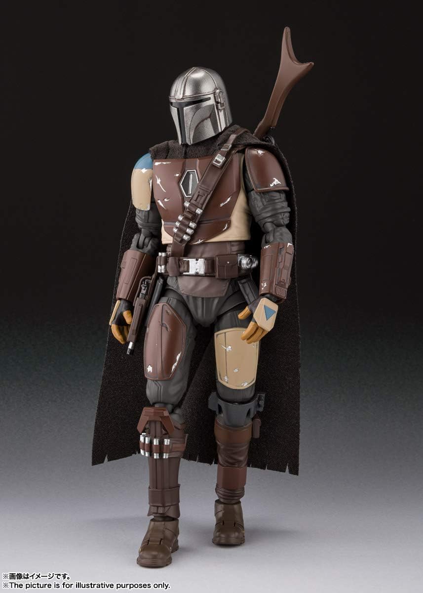 Tamashi Nations S.H. Figuarts The Mandalorian (Star Wars: The Mandalorian) (Resale Version), Approx. 5.9 inches (150 mm), ABS & PVC & Cloth Painted Action Figure