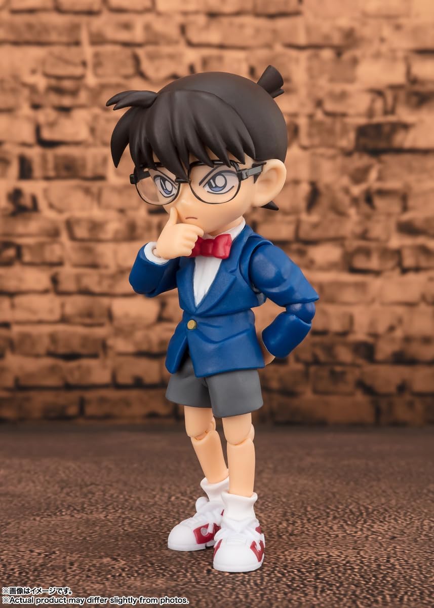 S.H. Figuarts Detective Conan Edogawa Conan - Solved Edition, Approx. 3.5 inches (90 mm), ABS & PVC Pre-painted Action Figure