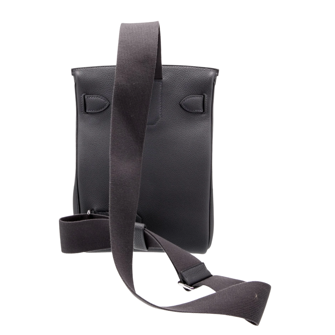HERMÈS HAC A DOS 'ARDOISE' TOGO LEATHER PM BACKPACK
