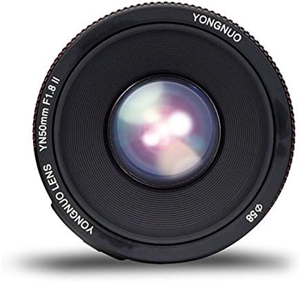 YONGNUO Canon YN50mm F1.8 II EF Mount Full Size RP/R5/R/1500D/80D/5DIV/5Dsr/7DII/5DIII/5DII/6D/650D/1200D/600D/600D/1100D/1000D/40D/500D/450D/33 50D/30 D/400D/10D/20D/300D...Compatible with Cameras