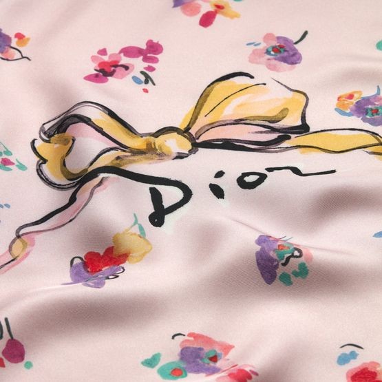 Dioriviera Dior Floral Portrait 70 Square Scarf - Image 3