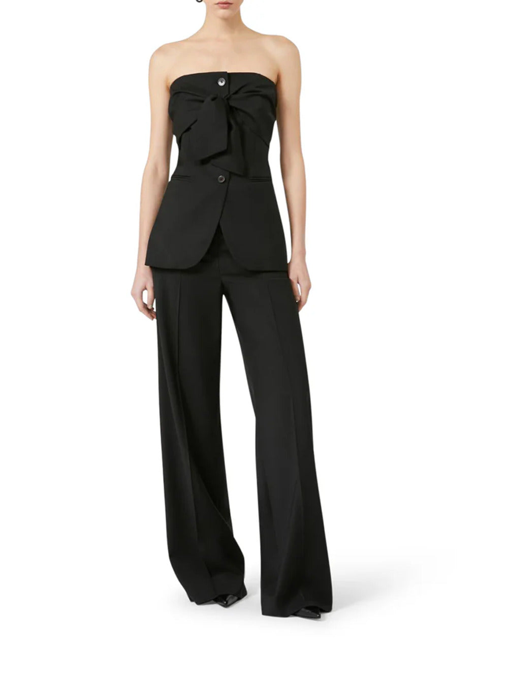 Max マックスマラストレートレッグライトウールのズボン - Image 3