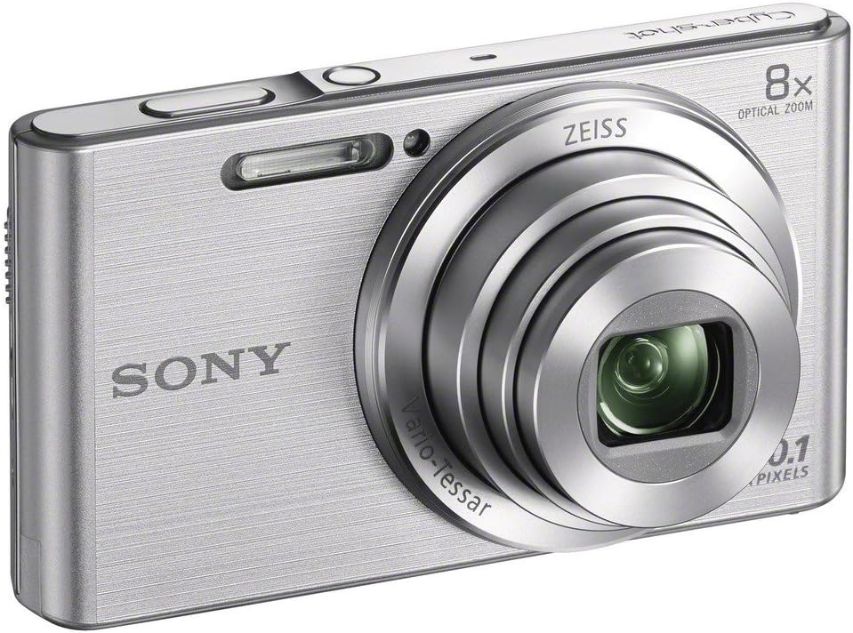 ソニー DSCW830 20.1 MP デジタルカメラ 2.7インチLCD搭載 (シルバー)