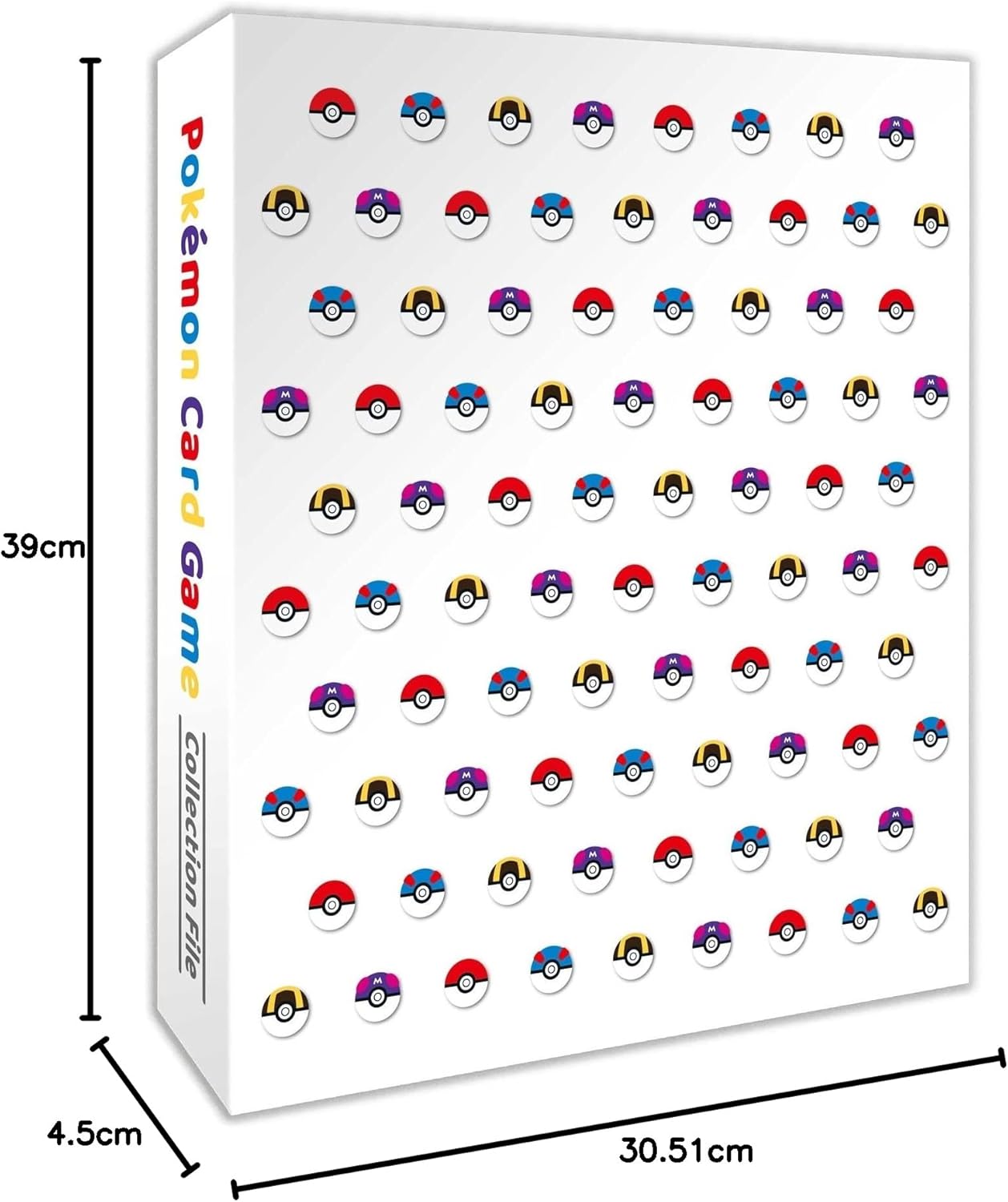 Pokemon Card Game Collection File Pokeball Design