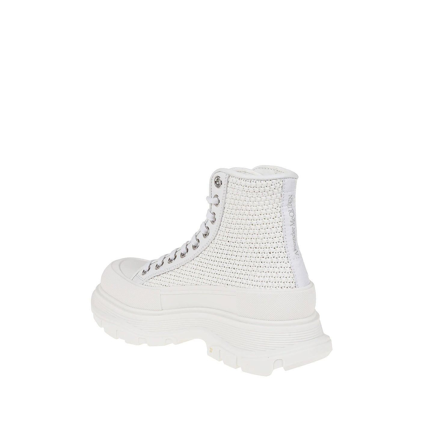 Alexander Mcqueen アレクサンダーマックイーントレッドスリックハイトップスニーカー - Image 3