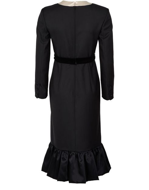 VALENTINO GARAVANI Virgin wool midi dress - Image 3