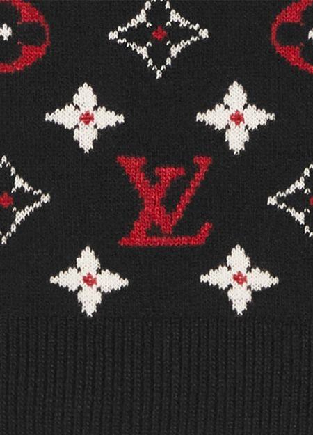 LOUIS VUITTON ダブルLV マフラー - Image 3