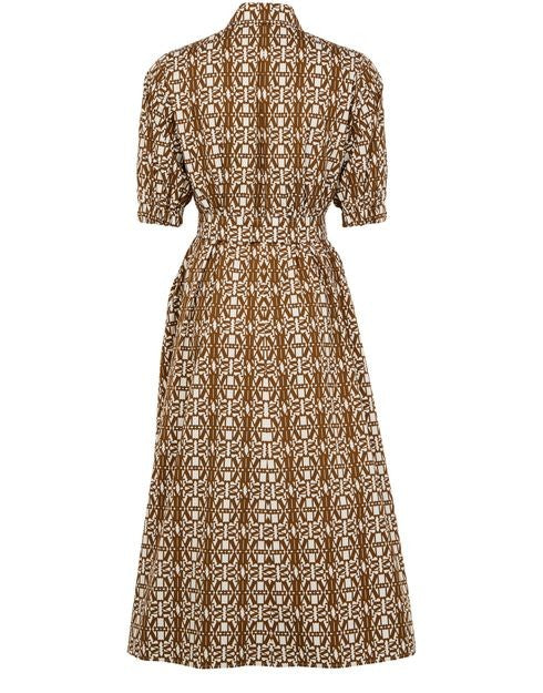 MAX MARA Luxgi コットンポプリン マキシ丈 ニットワンピース - Image 3