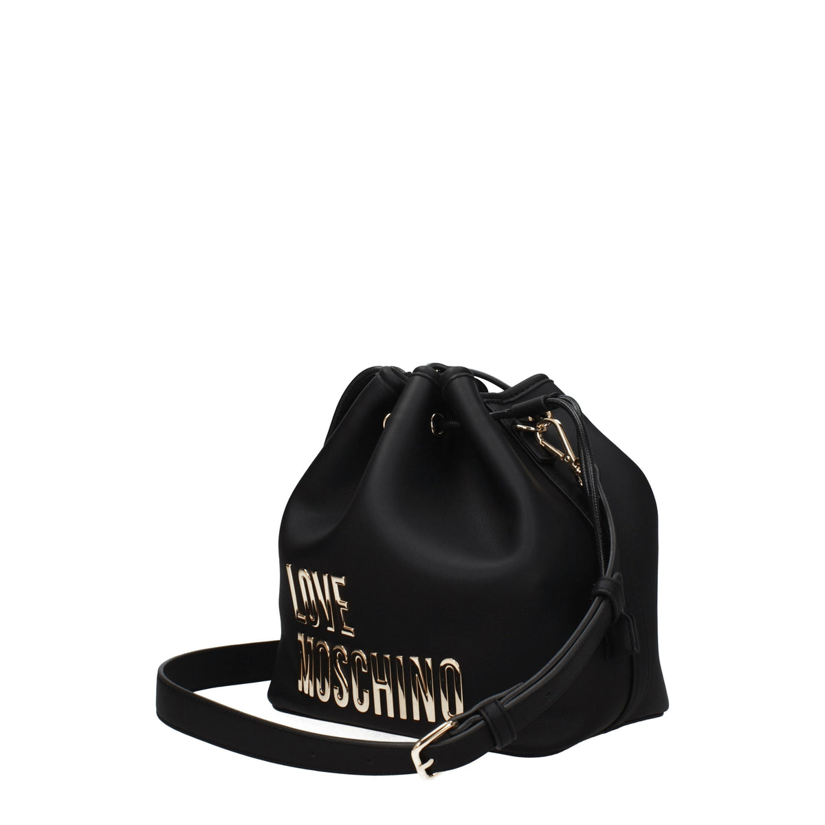 Moschino モスキーノのショルダーバッグが大好きな女性ポリウレタンブラック - Image 3