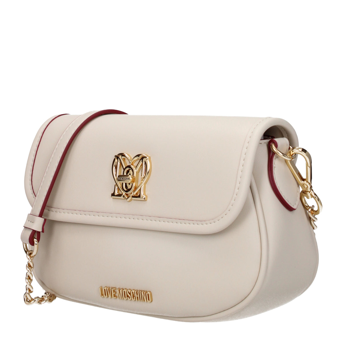 Moschino モスキーノのショルダーバッグが大好きな女性ポリウレタンベージュ/アイボリー - Image 3