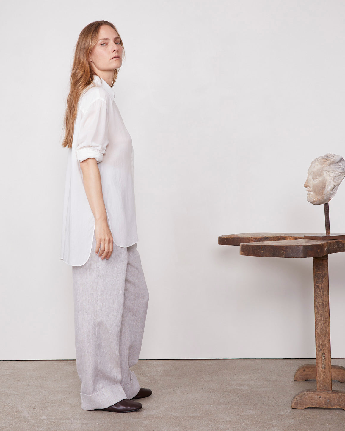 Off Officine Generaleシャツは白 - Image 3