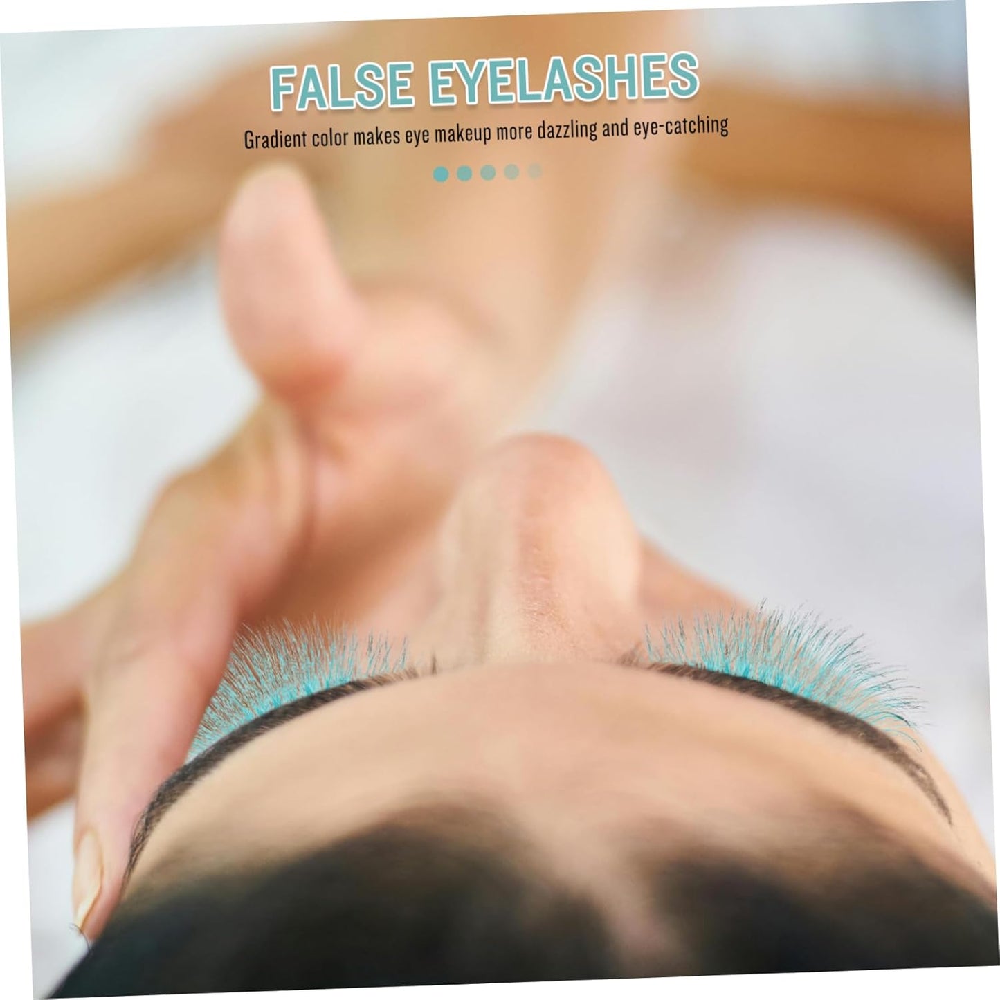 minkissy 10pcs Colored Eyelashes False Eyelash Strips Makeup Eyelashes Bulk Green Eyelashes Colored Eyelash Strip Lashes Bulk Eyelash Lashes Bulk Lashes Lashes Lashes Lash Extensions Eyelashes