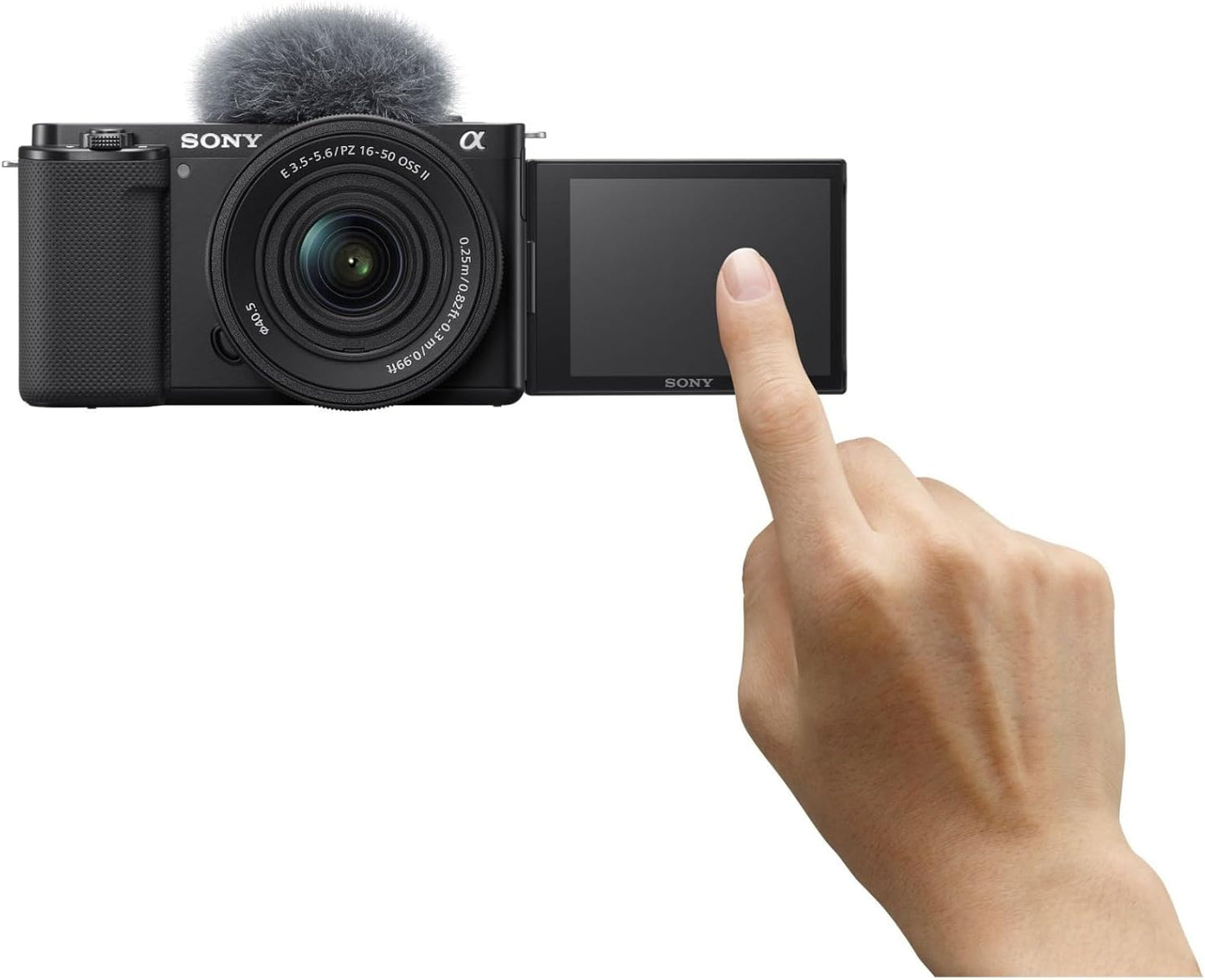 Sony Alpha ZV-E10 - APS-C 交換レンズ ミラーレス Vlogカメラキット - ブラック、ZVE10KB