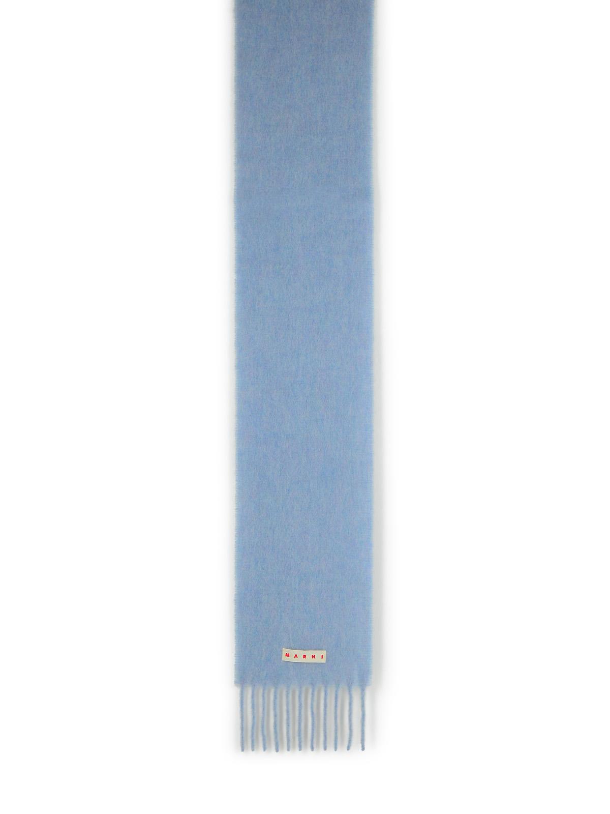 Marni Marni Light Blue Alpaca Blend Scarf - Image 3