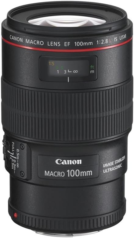 Canon EF 100mm f/2.8L Macro IS USM SLR Macro lens Black