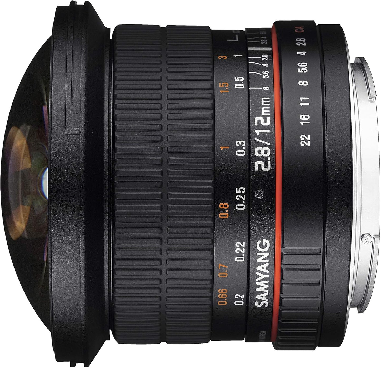 Samyang 12mm F2.8 ウルトラワイド魚眼レンズ Canon EOS EF DSLRカメラ用 - フルフレーム対応
