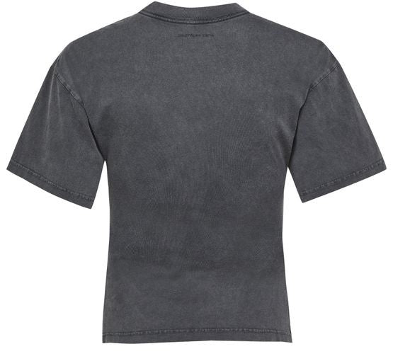 COURREGES ベルト付き ストーンウォッシュ Tシャツ - Image 3
