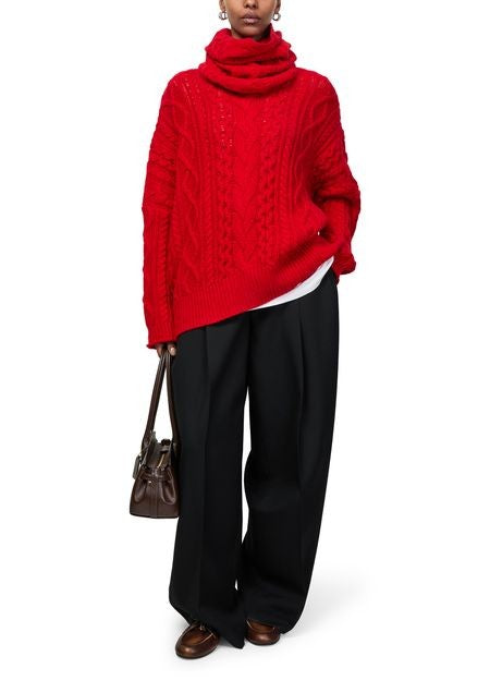 BOMPARD Cable knit neck warmer - Image 3