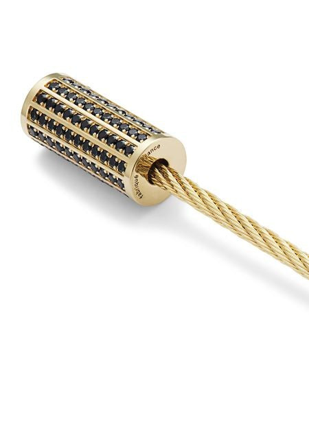LE GRAMME 9g ダイヤモンドセッティング ケーブルブレスレット - Image 3