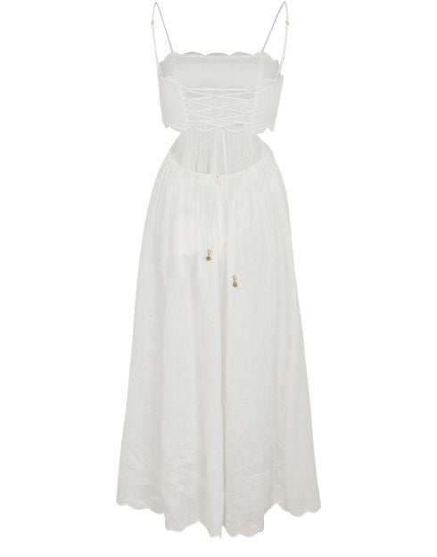 ZIMMERMANN Rhiannon scallop midi dress - Image 3