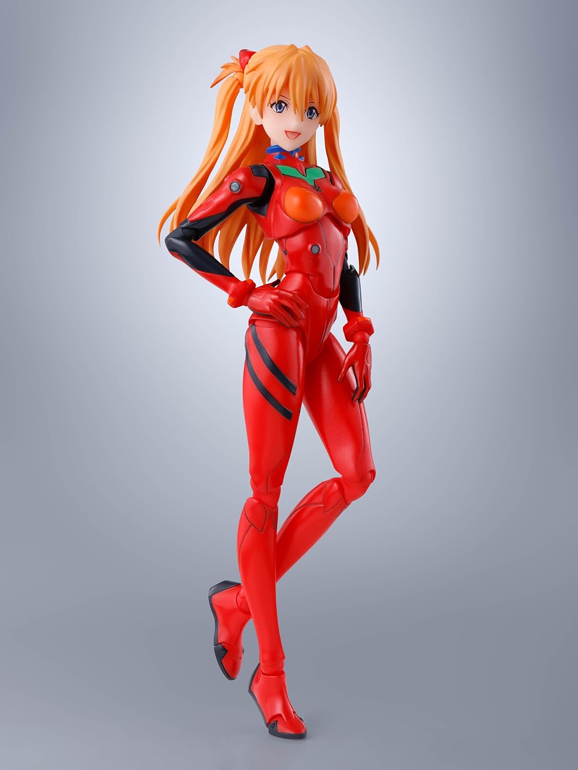 TAMASHII NATIONS S.H. Figuarts Rebuild of Evangelion Asuka Langley Shikinami Approx. 5.3 inches (135 mm), PVC & ABS, Pre-painted Action Figure