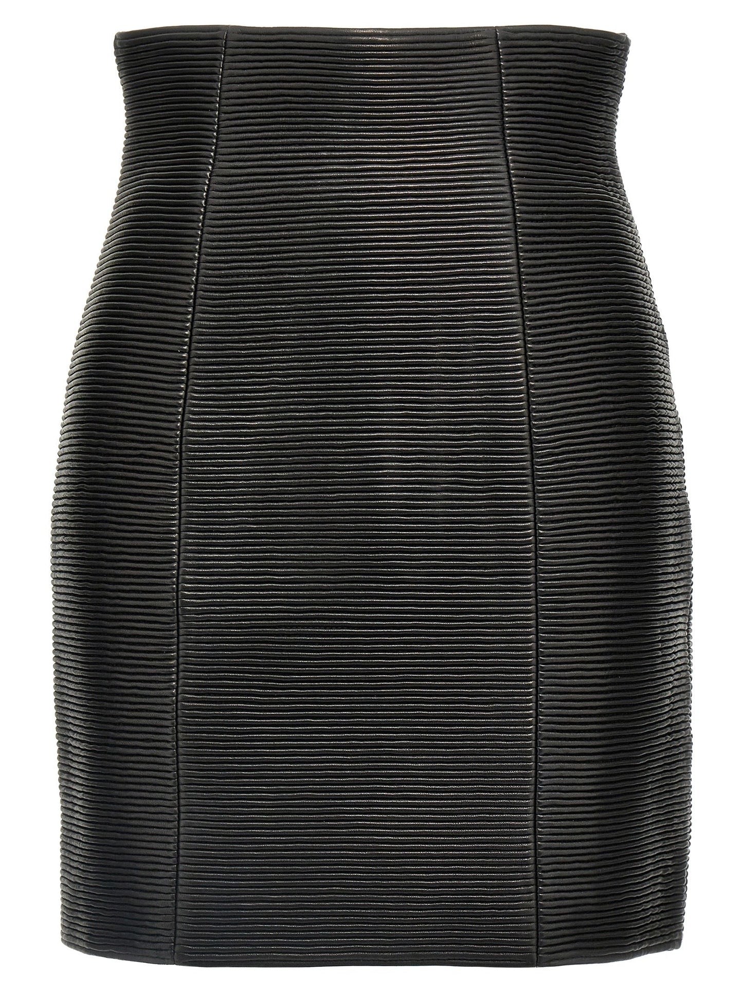 Balmain 'HW Rolled' Skirt - Image 3