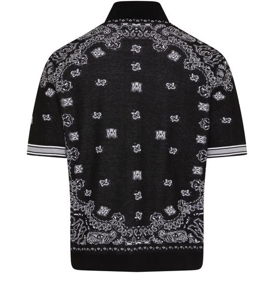 AMIRI バンダナ柄 ポロシャツ - Image 3