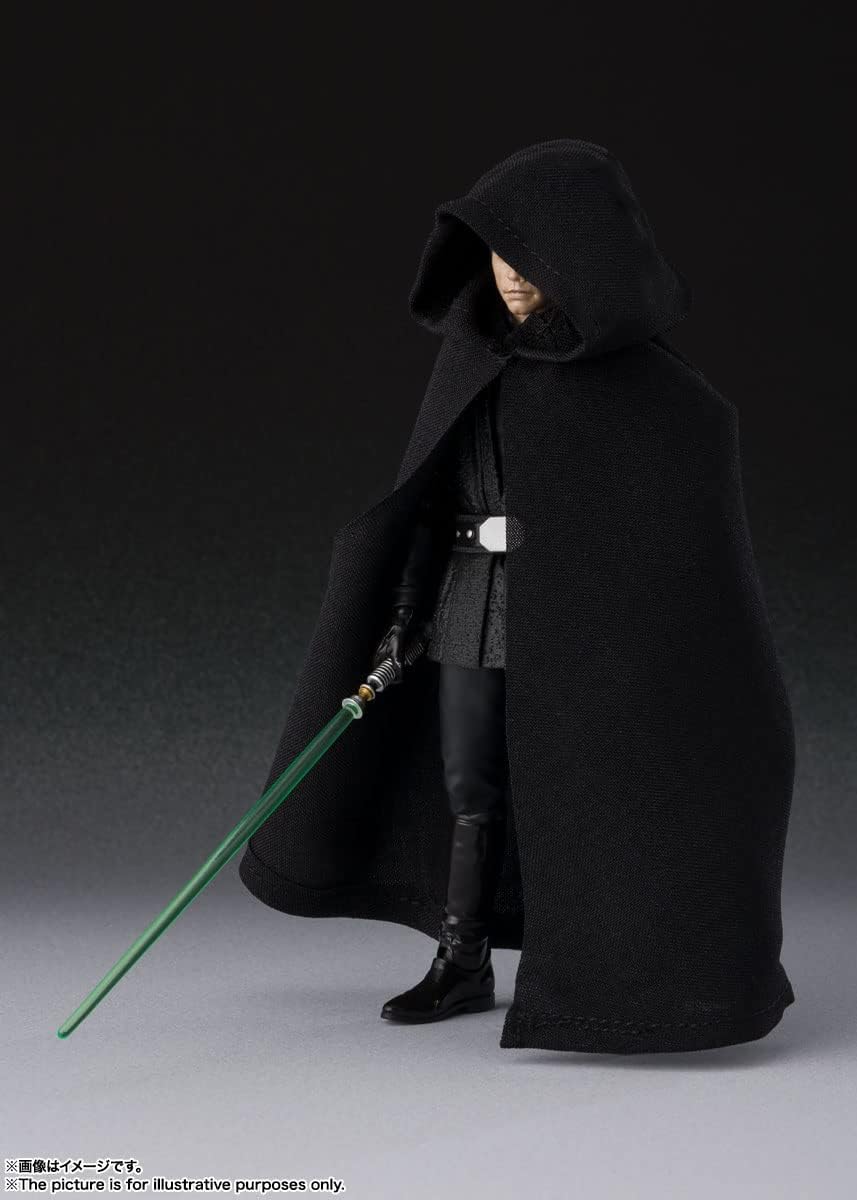 S.H. Figuarts Star Wars The Mandalorian Luke Skywalker Approx. 5.5 inches (140 mm), PVC & ABS Pre-painted Action Figure