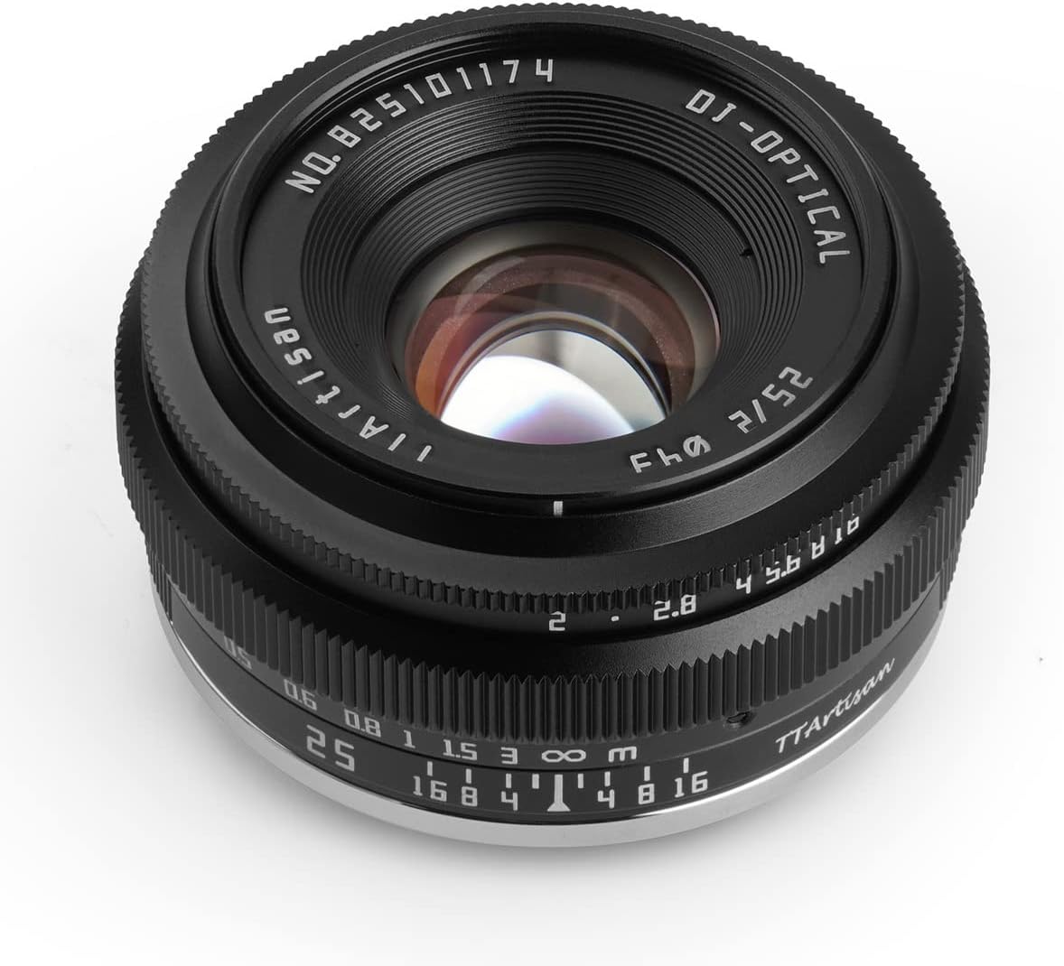 TTArtisan 25mm f/2 C Micro Four Thirds Lens, Black, Brand Optics (2 Year Warranty) (Genuine Domestic Product)