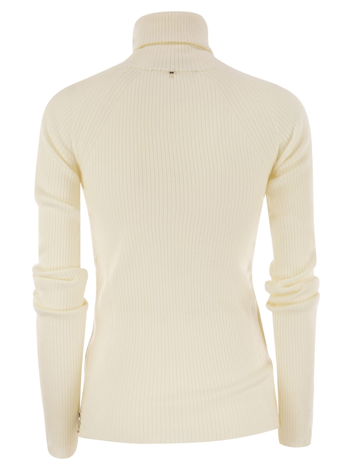 Sportmax Sportmax Pinnaハイネックジャンパーとジップ - Image 3