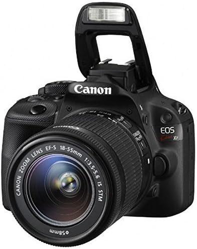 Canon EOS Kiss X7 Digital SLR Camera Double Zoom Kit, EF-S18-55mm/EF-S55-250mm Included, KISSX7-WKIT (Refurbished)