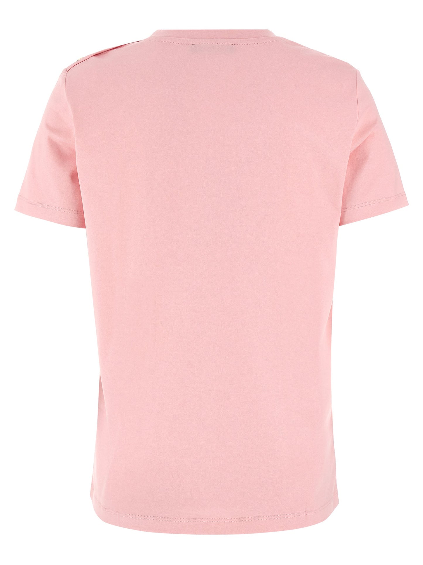 Balmain バルメインゴールドボタンTシャツ - Image 3