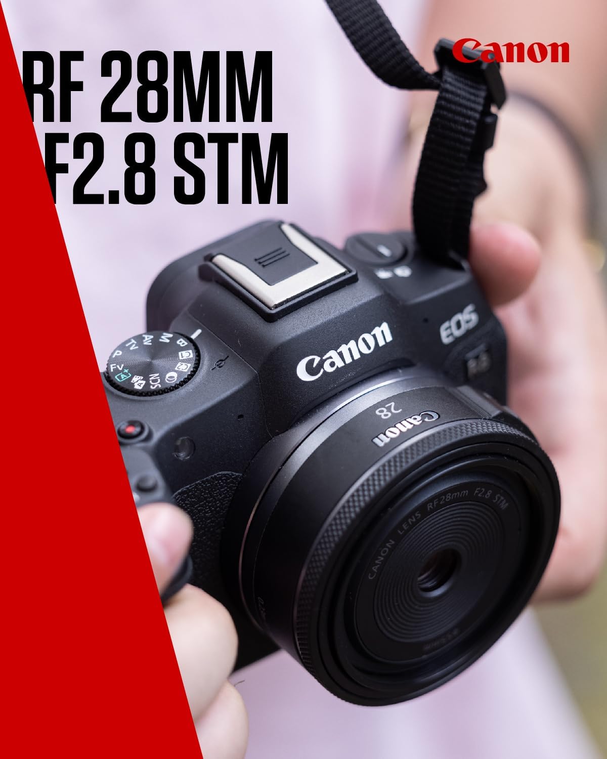 Canon RF28mm F2.8 STM Monofocal Pancake Lens for Canon