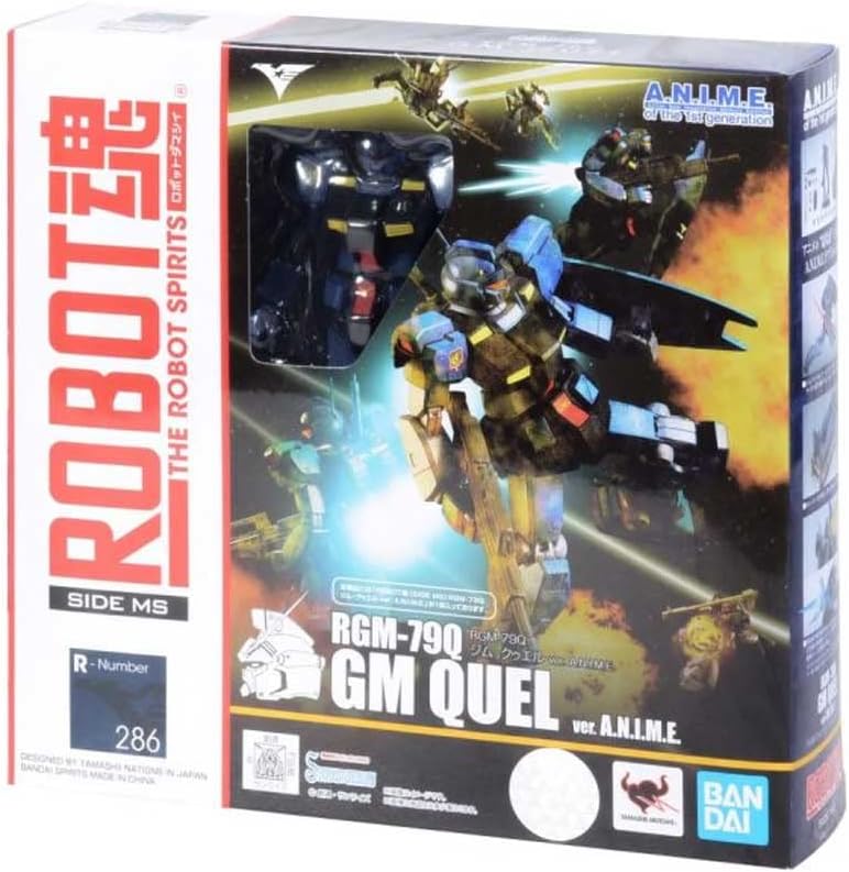 BANDAI SPIRITS BAS61698 Robot Spirits, Mobile Suit Gundam 0083 Side MS RGM-79Q Jim Quell Ver. A.N.I.M.E. Approx. 4.9 inches (125 mm), ABS & PVC, Pre-painted Action Figure