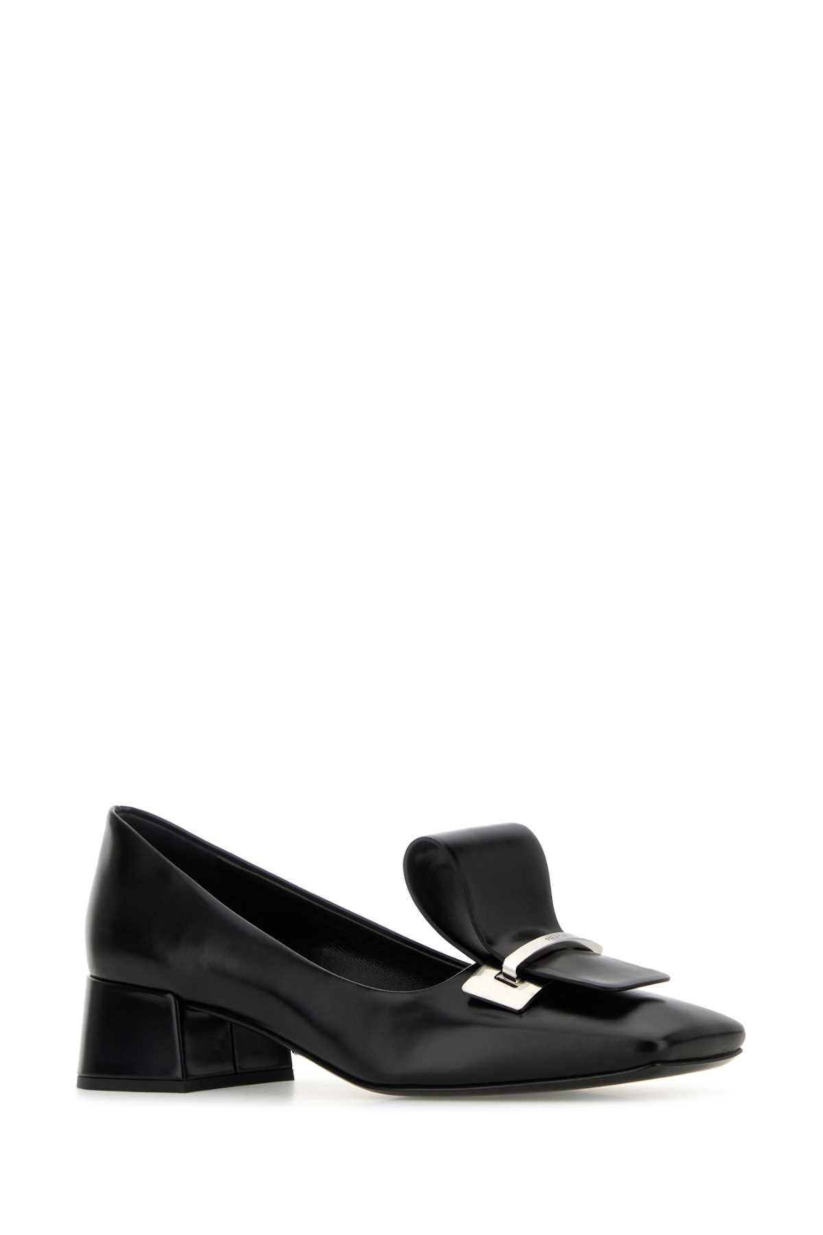 Prada プラダブラックレザーポンプ - Image 3