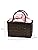 Hasegawa Women's Bamboo Hamper Yukata Basket Bag, Removable Drawstring