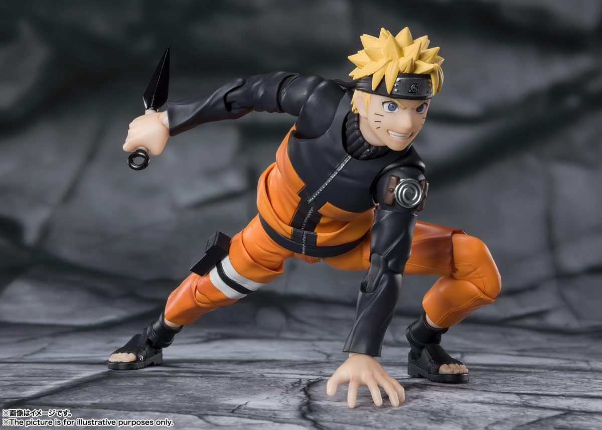 Tamashi Nations S.H. Figuarts Naruto Shippuden Uzumaki Naruto Nino-O Stem Power with Hope, (Resale Version) Approx. 5.7 inches (145 mm), PVC & ABS Pre-Painted Action Figure