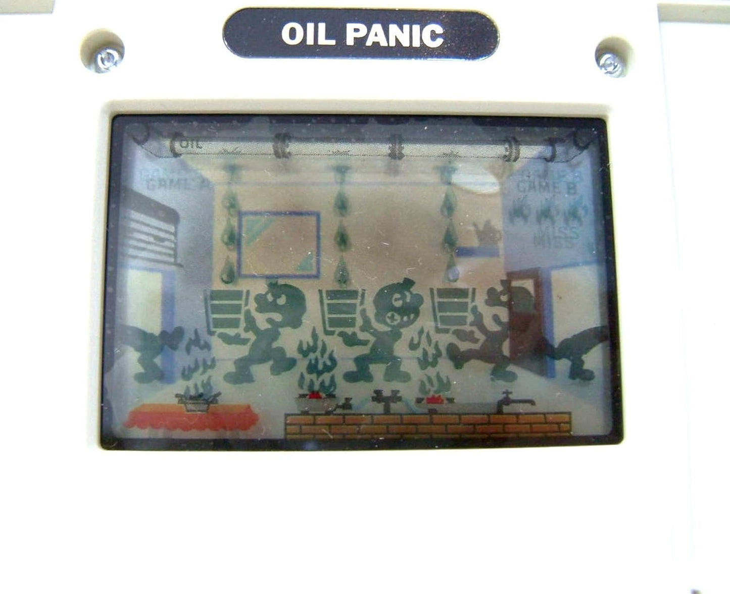 Nintendo OP-51 Oil Panic Game & Watch Game & Watch Multiscreen Instruction Manual in English