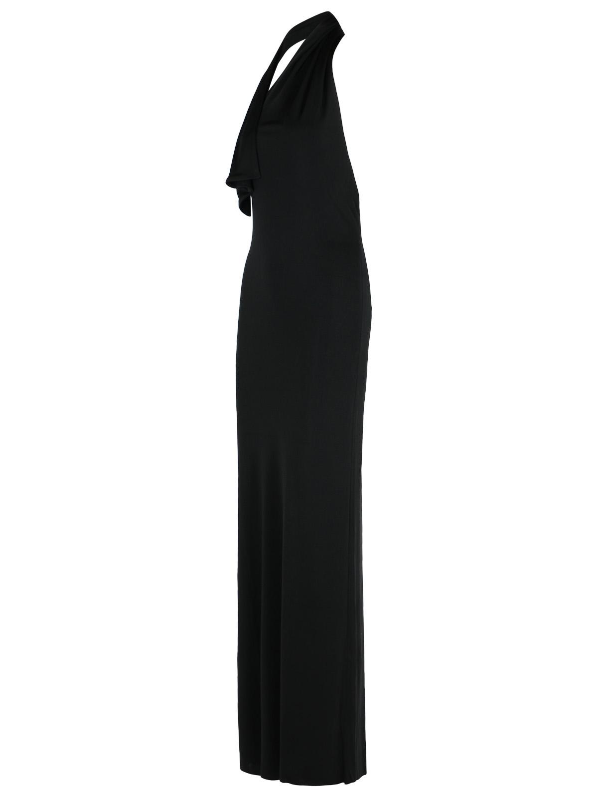 Khaite Khaite 'Roza' Black Viscoseドレス - Image 3