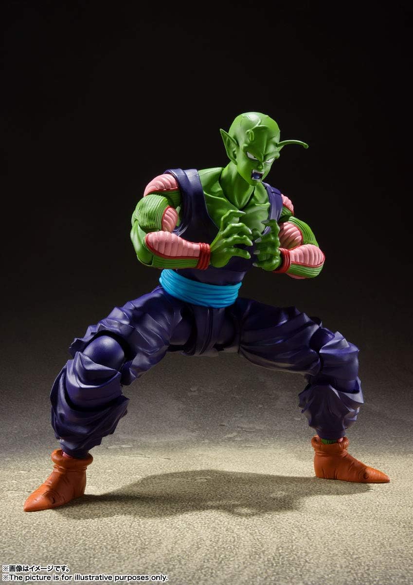 S.H. Figuarts Dragon Ball Piccolo - Proud Namec Alien - (Resale Version), Approx. 6.3 inches (160 mm), PVC & ABS Pre-painted Action Figure