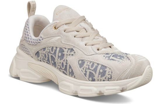Dior Vibe sneakers jacquard with raffia Dior Oblique motif andsuede calfskin - Image 3