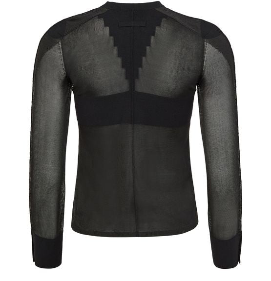JEAN PAUL GAULTIER ビスコースニット製 長袖 クルーネックセーター - Image 3