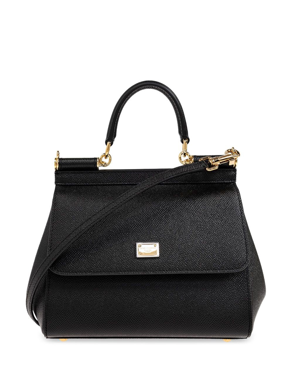 Dolce Gabbana ドルチェ&ガッバーナシチリアミディアムレザーハンドバッグ - Image 3